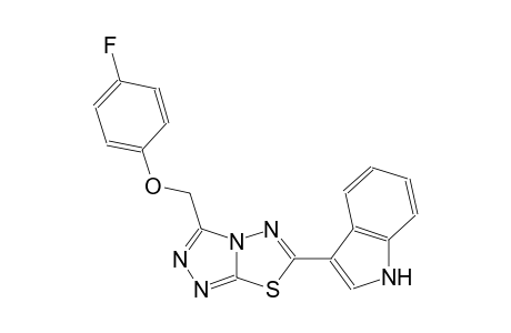 1H-indole, 3-[3-[(4-fluorophenoxy)methyl][1,2,4]triazolo[3,4-b][1,3,4]thiadiazol-6-yl]-