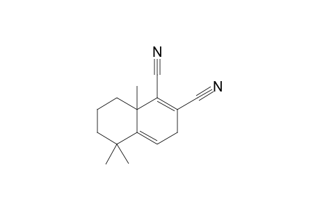 1,2,3,4,4A,7-HEXAHYDRO-1,1,4A-TRIMETHYLNAPHTHALENE-5,6-DICARBONITRILE