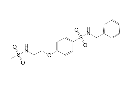 N-benzyl-4-{2-[(methylsulfonyl)amino]ethoxy}benzenesulfonamide