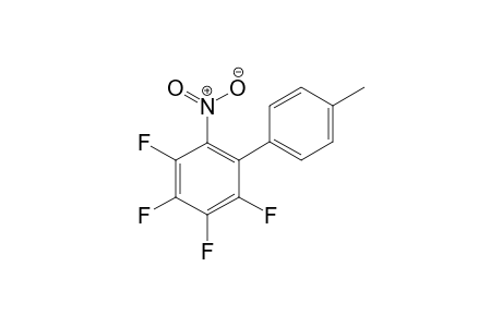 2,3,4,5-Tetrafluoro-4'-methyl-6-nitrobiphenyl