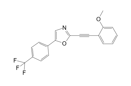 5-{4-(Trifluoromethyl)phenyl}-2-{(2-methoxyphenyl)ethynyl}oxazole