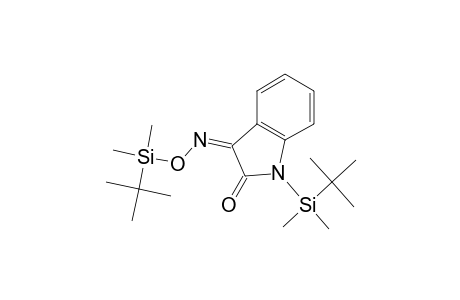 (3Z)-1-[tert-butyl(dimethyl)silyl]-3-[tert-butyl(dimethyl)silyl]oximino-oxindole