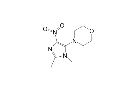 Morpholine, 4-(1,2-dimethyl-4-nitro-1H-imidazol-5-yl)-