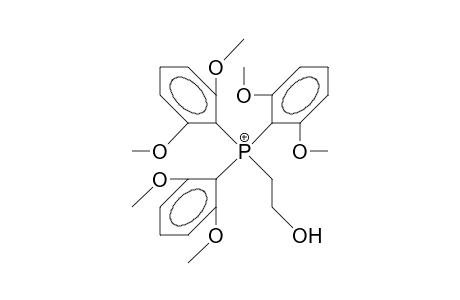 2-Hydroxy-ethyl-tris(2,6-dimethoxy-phenyl)-phosphonium cation