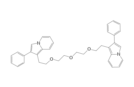 2-phenyl-1-[2-[2-[2-[2-(2-phenylindolizin-1-yl)ethoxy]ethoxy]ethoxy]ethyl]indolizine