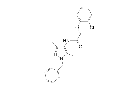N-(1-benzyl-3,5-dimethyl-1H-pyrazol-4-yl)-2-(2-chlorophenoxy)acetamide