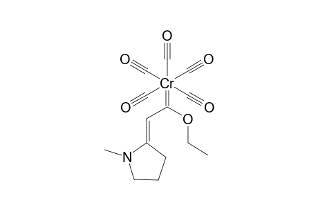 PENTACARBONYL-[(2E)-1-ETHOXY-2-(N-METHYL-3,4-DIHYDRO-5H-PYROL-2-YLIDENE)-ETHENYLIDENE]-CHROMIUM