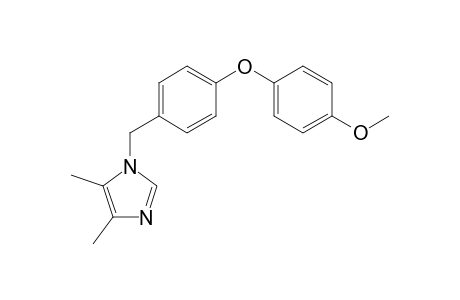1H-Imidazole, 1-[[4-(4-methoxyphenoxy)phenyl]methyl]-4,5-dimethyl-
