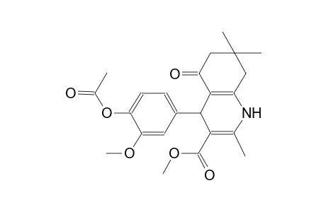 methyl 4-[4-(acetyloxy)-3-methoxyphenyl]-2,7,7-trimethyl-5-oxo-1,4,5,6,7,8-hexahydro-3-quinolinecarboxylate