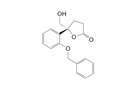 (R)-5-(2-Benzyloxyphenyl)-5-hydroxymethyl-dihydrofuran-2(3H)-one