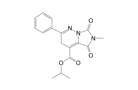 2-Phenyl-4-(isopropyloxycarbonyl)-6-methyl-3H-imidazo[1,5-B]pyridazine-5,7-dione