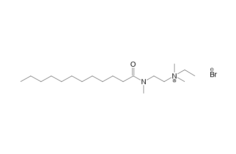 dimethylethyl[2-(N-methyldodecanamido)ethyl]ammonium bromide