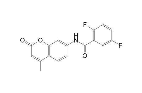 2,5-difluoro-N-(4-methyl-2-oxo-2H-chromen-7-yl)benzamide