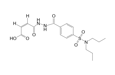 cis-1-(3-carboxyacryloyl)-2-[p-(dipropylsulfamoyl)benzoyl]hydrazine