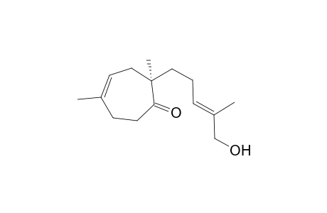 (R)-1,4-Dimethyl-4-[4-(hydroxymethyl)pent-3-en-1-yl]cyclohepten-5-one