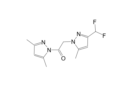 1-{[3-(difluoromethyl)-5-methyl-1H-pyrazol-1-yl]acetyl}-3,5-dimethyl-1H-pyrazole