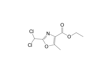 2-(dichloromethyl)-5-methyl-4-oxazolecarboxylic acid ethyl ester