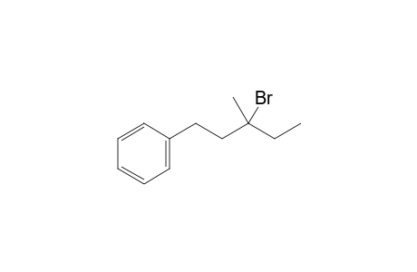 (3-Bromo-3-methylpentyl)benzene