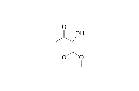 3-Hydroxy-4,4-dimethoxy-3-methylbutan-2-one