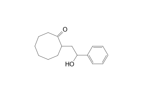 Cyclooctanone, 2-(2-hydroxy-2-phenylethyl)-, (R*,S*)-