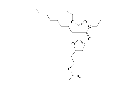 DIETHYL-2-[5-(2-ACETOXYETHYL)-FURAN-2-YL]-2-OCTYLMALONATE