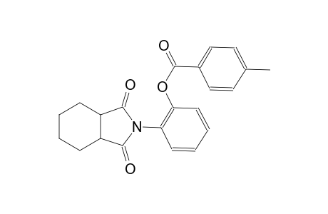 benzoic acid, 4-methyl-, 2-(octahydro-1,3-dioxo-2H-isoindol-2-yl)phenyl ester
