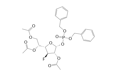DIBENZYL-(2,5,6-TRI-O-ACETYL-3-DEOXY-3-FLUORO-ALPHA-D-GALACTOFURANOSYL)-PHOSPHATE
