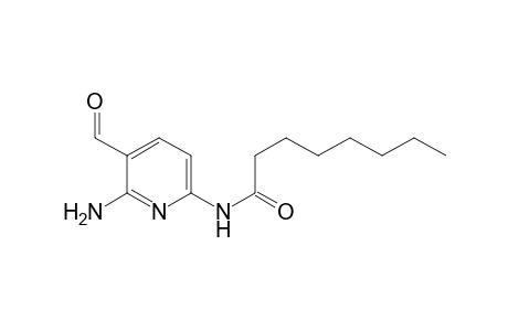 2-Amino-6-(octanoylamino)pyridine-3-carboxaldehyde