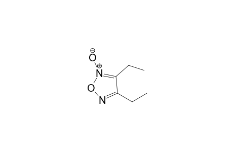 3,4-Diethyl-2-oxidanidyl-1,2,5-oxadiazol-2-ium
