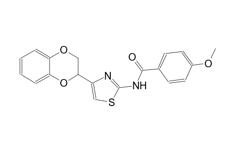 benzamide, N-[4-(2,3-dihydro-1,4-benzodioxin-2-yl)-2-thiazolyl]-4-methoxy-