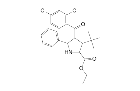 Proline, 4-(2,4-dichlorobenzoyl)-3-(1,1-dimethylethyl)-5-phenyl-, ethyl ester
