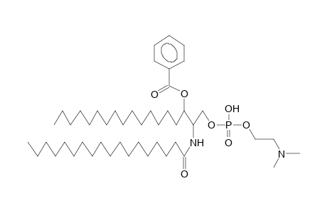 3-BENZOYL-2-STEAROYL-RAC-SFINGANIN-1-(2-N,N-DIMETHYLAMINOETHYL)PHOSPHATE