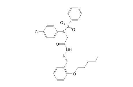 acetic acid, [(4-chlorophenyl)(phenylsulfonyl)amino]-, 2-[(E)-[2-(pentyloxy)phenyl]methylidene]hydrazide
