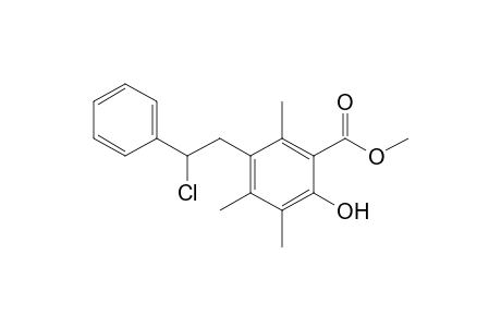 Methyl 5-(2-Chloro-2-phenylethyl)-3,4,6-trimethylsalicylate
