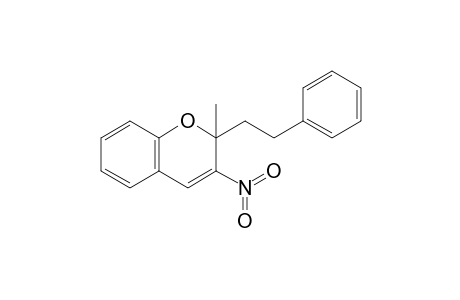 3-Nitro-2-methyl-2-(2-phenylethyl)chromene