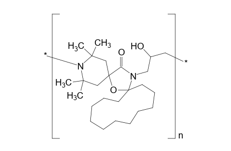 Oligomeric, sterically hindered amine