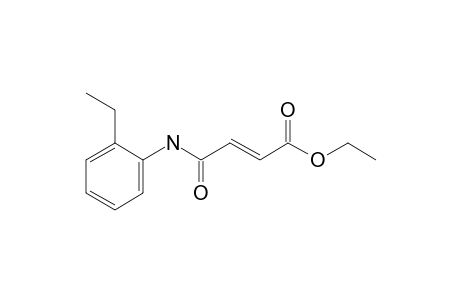 Fumaric acid, monoamide, N-(2-ethylphenyl)-, ethyl ester