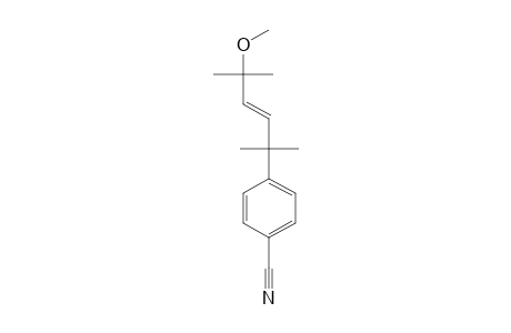 TRANS-2-(4-CYANOPHENYL)-5-METHOXY-2,5-DIMETHYL-3-HEXENE