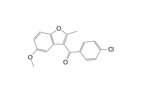 (4-chlorophenyl)(5-methoxy-2-methyl-1-benzofuran-3-yl)methanone