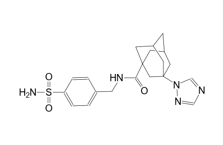 N-[4-(aminosulfonyl)benzyl]-3-(1H-1,2,4-triazol-1-yl)-1-adamantanecarboxamide