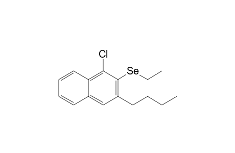 3-Butyl-1-chloro-2-(ethylseleno)naphthalene