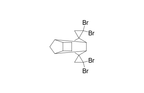 Dispiro[pentacyclo[5.4.0.0(2,6).0(3,10).0(5,9)]undecane-8,1'-(2',2'-dibromocyclopropane)-11,1"-(2",2"-dibromocyclopropane)]