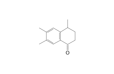 1(2H)-Naphthalenone, 3,4-dihydro-4,6,7-trimethyl-