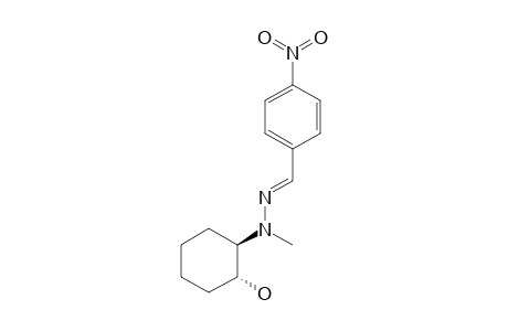 1-(4-NITROBENZALDEHYD)-2-METHYL-2-(2-HYDROXYCYCLOHEXYL)-HYDRAZONE