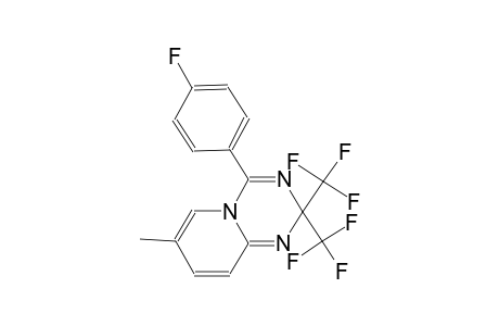 4-(4-Fluoro-phenyl)-7-methyl-2,2-bis-trifluoromethyl-2H-pyrido[1,2-a][1,3,5]triazine