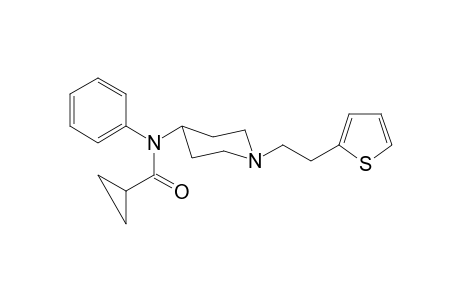 N-Phenyl-N-(1-[2-(thiophen-2-yl)ethyl]piperidin-4-yl)cyclopropanecarboxamide
