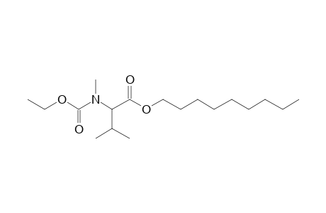 Valine, N-methyl-N-ethoxycarbonyl-, nonyl ester