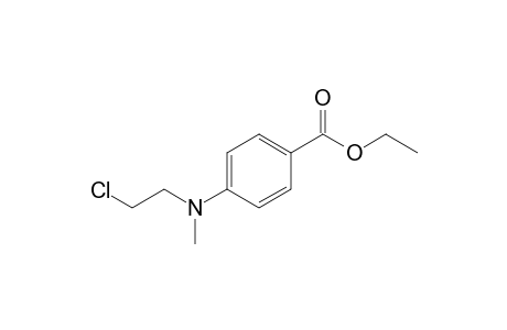 4-[2-chloroethyl(methyl)amino]benzoic acid ethyl ester