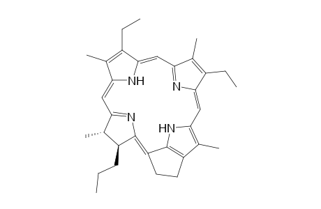 2,4-Diethyl-6,.gamma.-ethano-1,3,5,8-tetramethyl-7-propyl-7,8-dihydroporphtrin