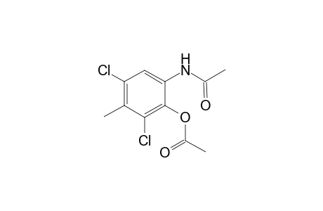 Acetic acid, 6-(acetylamino)-2,4-dichloro-3-methylphenyl ester